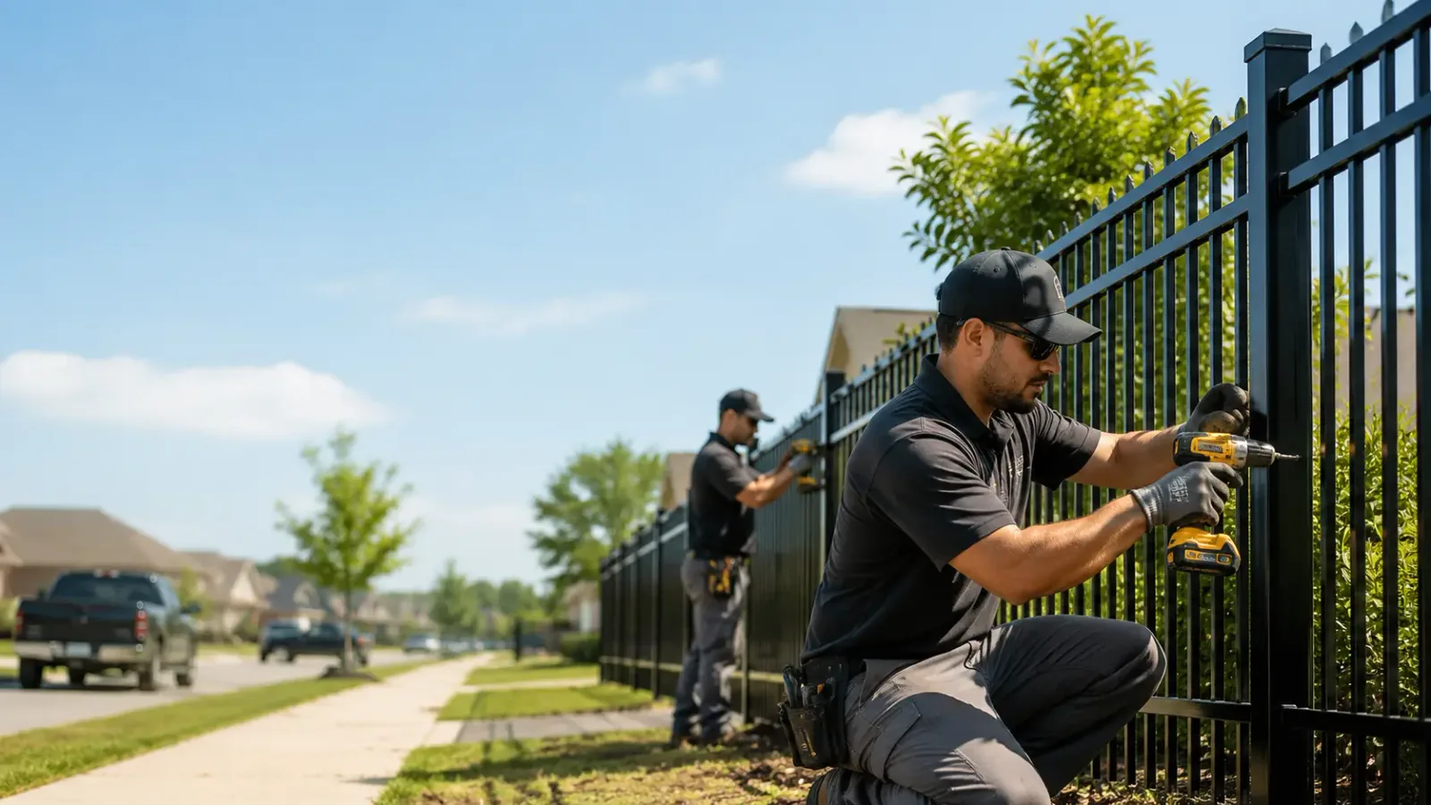 Metal Fence Installation in Alger, MI